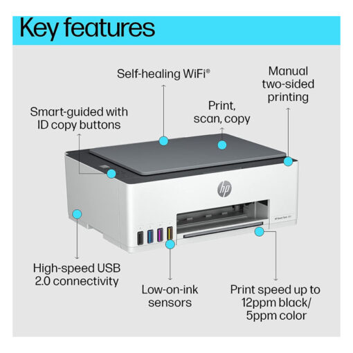 HP Smart Tank 580 All-in-One Printer (1F3Y2A) - Image 4