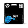 HP 938 Cyan Original Ink Cartridge (4S6X5PE)