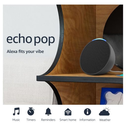 Amazon Echo Pop – Small Yet Smart Speaker with Voice Contro - Image 2