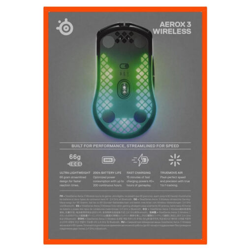 SteelSeries Aerox 3 Wireless Gaming Mouse - Image 5