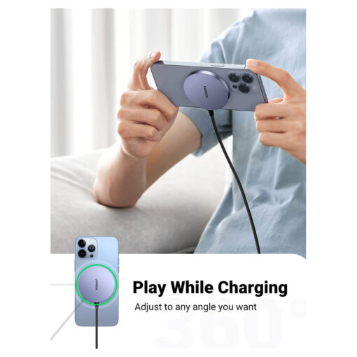 UGREEN 15W Magnetic Wireless Qi Charger - Image 2