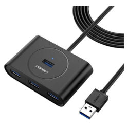 UGREEN 4-in-1 USB 3.0 Data Hub (CR113) – Expand Your Connectivity Options
