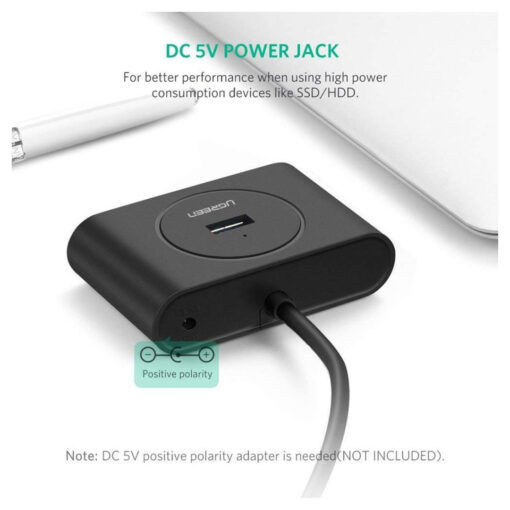 UGREEN 4-in-1 USB 3.0 Data Hub (CR113) - Expand Your Connectivity Options - Image 3