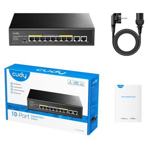 Cudy GS1010PE 10-Port Gigabit PoE+ Switch - Image 5