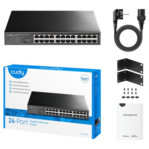 Cudy GS1024 24-Port Gigabit Unmanaged Switch - Image 4