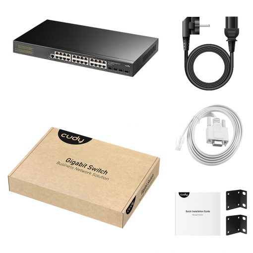 Cudy GS2024S2 24-GbE 4-SFP L2 Managed Gigabit Switch - Image 4