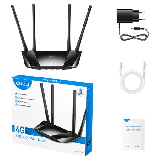 Cudy LT400 4G N300 Wi-Fi Router - Image 5