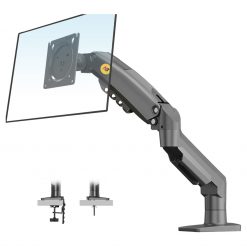 NB North Bayou F80 Monitor Mount – Adjustable Desk Stand for 17-30 Inch Monitors (4.4-19.8 lbs) with Tilt, Rotation, Swivel, and Gas Spring Height Adjustment