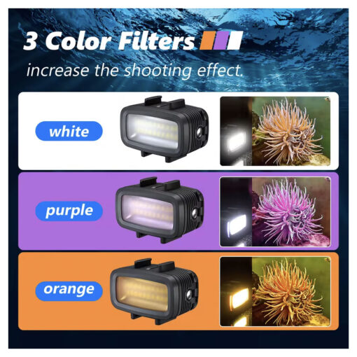 Waterproof Underwater Diving Fill Light LED for GoPro - Image 3
