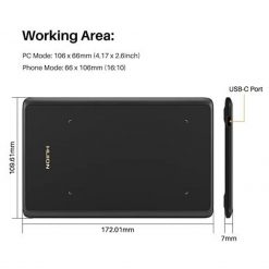 HUION H420X OSU Digital Drawing and Graphics Tablet
