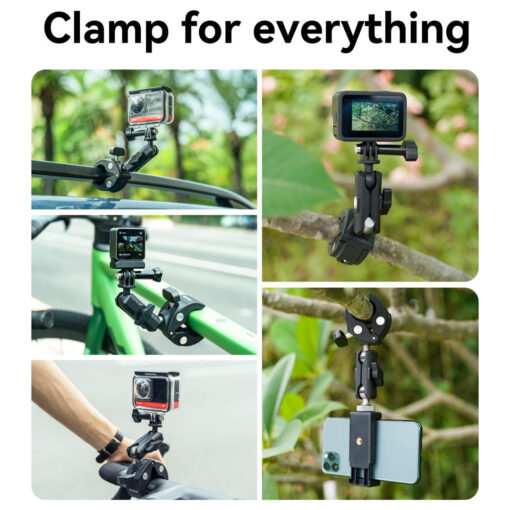 Motorcycle Handlebar Clamp Mount for GoPro/Insta360 - Image 8