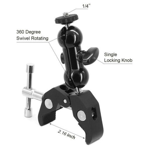 Motorcycle Handlebar Clamp Mount for GoPro/Insta360 - Image 3
