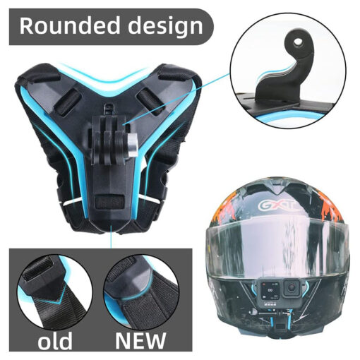 Motorcycle Helmet Chin Strap Mount for GoPro - Image 4