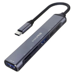 HAING HI-0601-TPC Type-C to 6 Port Multifunction Adapter