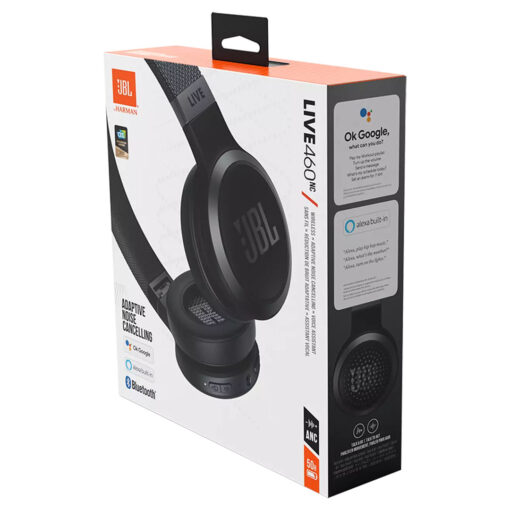 JBL Live 460NC Wireless On-Ear Noise Cancelling Headphones - Image 9