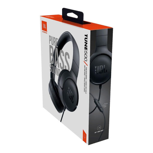 JBL T500 On-Ear Headphones with One-Button Remote - Image 6