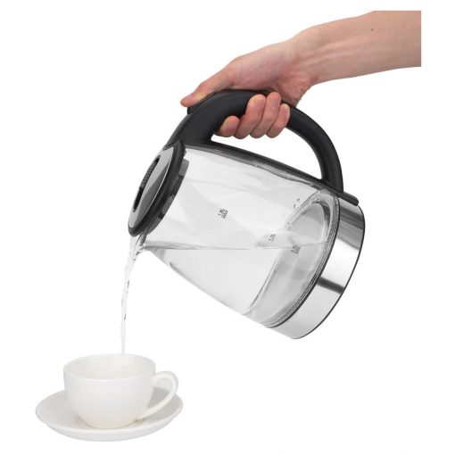CLIKON Electric Glass Kettle 1.8 Liters - Fast Boiling, Auto Shut-Off - Image 3