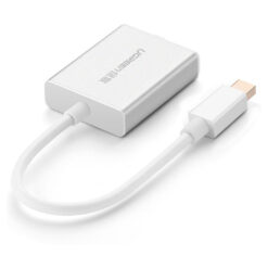UGREEN Mini DisplayPort to VGA Converter with Audio (MD107) – Audio-Enhanced Display Connectivity , update photo to white
