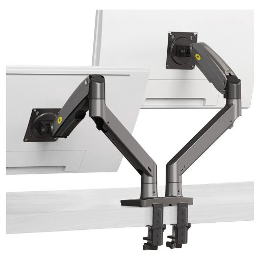 NB North Bayou F195A Dual Monitor Desk Mount Stand – Full Motion Swivel Computer Monitor Arm for 2 Screens up to 32" - Image 2