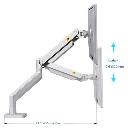 NB North Bayou G32 Dual Monitor Arm – Ultra-Wide Full Motion Swivel Mount with Gas Spring for 22" to 32" Monitors - Image 7