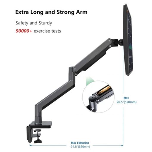 NB North Bayou G45 Monitor Arm – Full Motion Gas Spring for 22 to 40 Inch Monitors - Image 4
