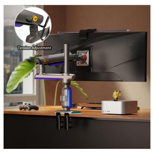 NB ERGONOMIC G80 Gaming Monitor Arm – Heavy Duty Mount for 32 to 60 Inch Monitors - Image 8