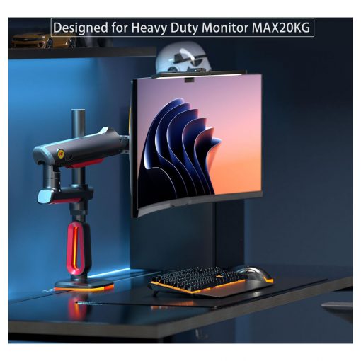 NB ERGONOMIC L70 Gaming Monitor Arm for 32 to 60 Inch Screens – Heavy Duty Mount - Image 7