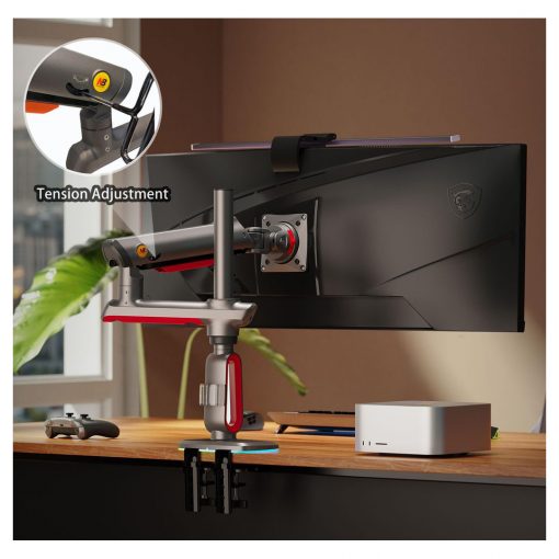 NB ERGONOMIC L70 Gaming Monitor Arm for 32 to 60 Inch Screens – Heavy Duty Mount - Image 8