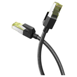 UGREEN NW150 Cat 7 Shielded Round Cable With Braided Modular RJ45 Ethernet – 5M – High – Quality Cat 7 Shielded Ethernet Cable with Braided Design
