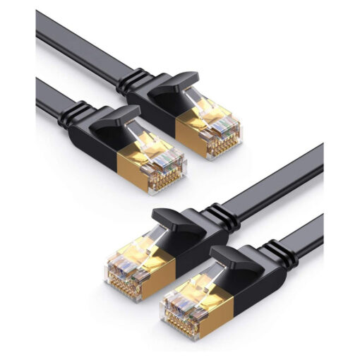 UGREEN NW150 Cat 7 Shielded Round Cable With Braided Modular RJ45 Ethernet - 5M - High - Quality Cat 7 Shielded Ethernet Cable with Braided Design - Image 2