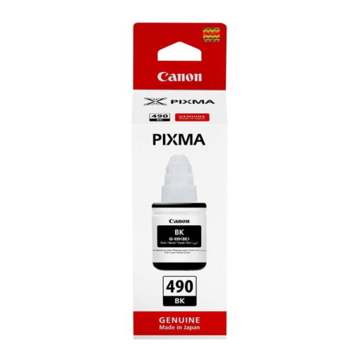 Canon GI-490BK Black Original Ink Cartridge Bottle (0663C001)