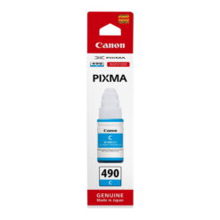 Canon GI-490C Cyan Original Ink Cartridge Bottle (0664C001)