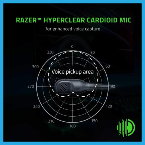 Razer BlackShark V2 X Gaming Headset - 7.1 Surround Sound, with Noise Cancellation - Image 4