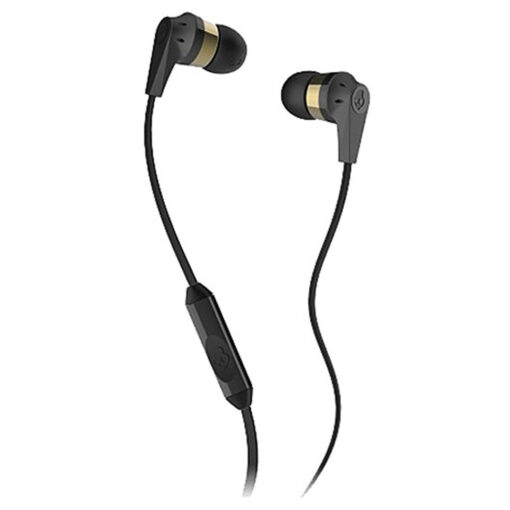 Skullcandy Inkd 2 In-Ear Headphones with Mic (Gold/Black) - Image 2