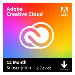 Adobe Creative Cloud 1 Year Subscription for 2 Devices