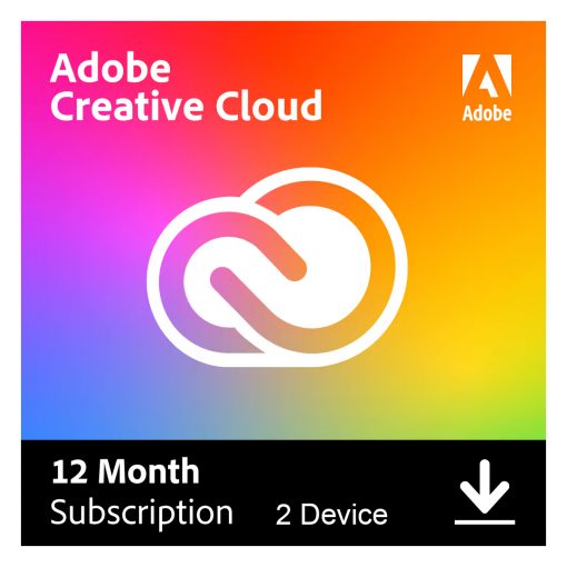 Adobe Creative Cloud 1 Year Subscription for 2 Devices