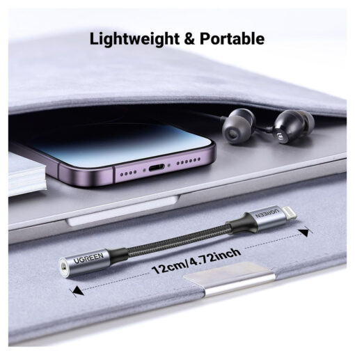 UGREEN Lightning to 3.5mm Adapter Cable for iPhone - Image 4