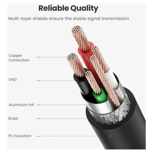 UGREEN US135 USB 2.0 Printer Scanner Cable - 1M - Short USB 2.0 Cable for Printer and Scanner Connectivity - Image 4