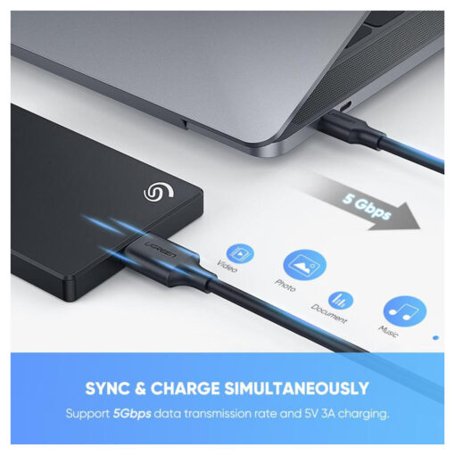 UGREEN US312 USB C to Micro - B 3.0 Cable - USB C to Micro - B 3.0 Cable for Convenient Connectivity - Image 6