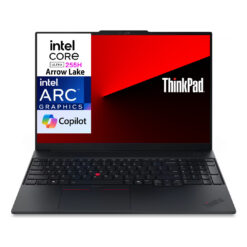 Laptop Lenovo ThinkPad E16 Gen 3 | Intel Core Ultra 7 255H 16 Core, Up to 5.1GHz Intel Arc 140T GPU 16GB DDR5 5600 16 WUXGA With Casual Toploader 2 Years Warranty