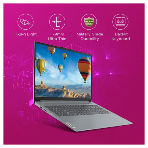 Laptop Lenovo IdeaPad Slim 3 13th Gen Intel Core i5-13420H 8GB DDR5 512GB SSD 15.6 FHD 300 Nits Thin and Light Laptop - Image 2