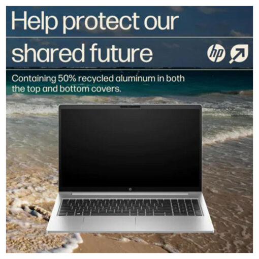 Laptop HP ProBook 450 G10 Notebook Intel Core i7-1355U Up to 5.0 GHz, 16 GB DDR4 Customized, 512 GB SSD, 15.6 FHD anti-glare, 250 nits, Fingerprint Backlit KB - Silver Aluminum - Image 3