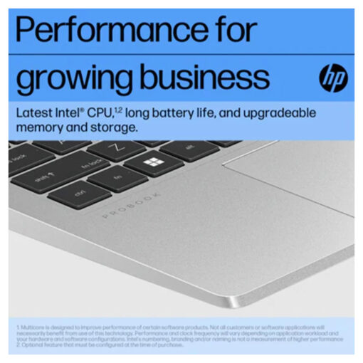 Laptop HP ProBook 450 G10 Notebook Intel Core i7-1355U Up to 5.0 GHz, 16 GB DDR4 Customized, 512 GB SSD, 15.6 FHD anti-glare, 250 nits, Fingerprint Backlit KB - Silver Aluminum - Image 4