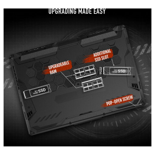 Laptop ASUS TUF Gaming A15 AMD Ryzen 7 7435HS RTX 4050 6GB DDR6 16GB DDR5 15.6-inch 144Hz - Mecha Gray - Image 4