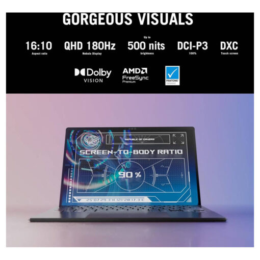 Laptop ASUS ROG Flow Z13 2-in-1 Gaming Notbook AMD Ryzen AI MAX+ 395 Processor Up to 5.1GHz AMD XDNA NPU up to 50TOPS 13.4-inch 2.5K 180Hz Touch - Windows 11 Home - Image 2