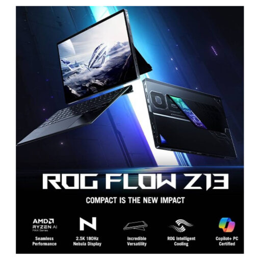 Laptop ASUS ROG Flow Z13 2-in-1 Gaming Notbook AMD Ryzen AI MAX+ 395 Processor Up to 5.1GHz AMD XDNA NPU up to 50TOPS 13.4-inch 2.5K 180Hz Touch - Windows 11 Home - Image 9