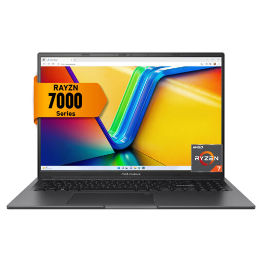 Laptop ASUS Vivobook 16 Ryzen 7 7730U 16.0 FHD+ Slim military-grade standard 16GB DDR4 Customized - Indie Black 7th Generation - Image 7