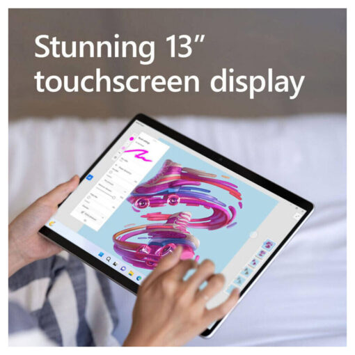 Microsoft Surface Pro 9 2 in 1 Tablet, 13 PixelSense Flow Display, Intel Core i7-1265U, 16GB RAM, 512GB SSD, Intel Iris Xe Graphics, Bluetooth, Wi-Fi Only, Win11 Pro, Platinum - Image 5