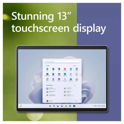Microsoft Surface Pro 9 2 in 1 Tablet, 13 PixelSense Flow Display, Intel Core i7-1265U, 16GB RAM, 512GB SSD, Intel Iris Xe Graphics, Bluetooth, Wi-Fi Only, Win11 Pro, Platinum - Image 6
