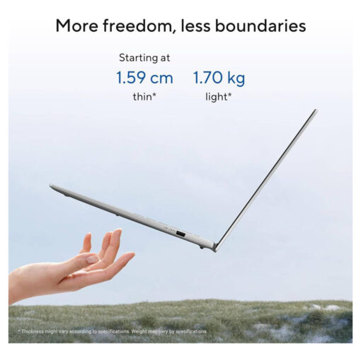 NEW 2025 Laptop ASUS Vivobook S16 Light-Wight Intel Core Ultra 7 Processor 255H Intel Arc Graphics AI Boost NPU up to 13TOPS 16GB DDR5 1TB M.2 16-inch FHD+ IPS 144Hz - Cool Silver - Image 3